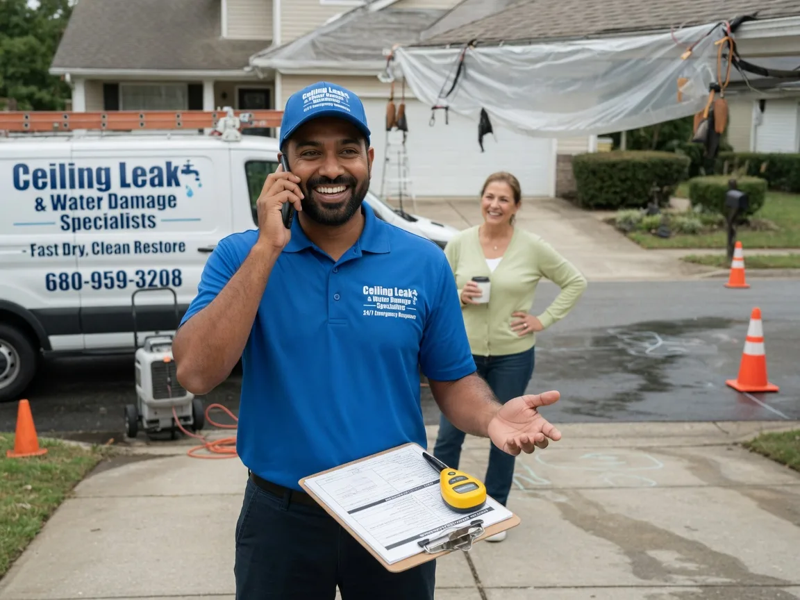 Ceiling Leak Cleanup Sherwood, AR FAQs